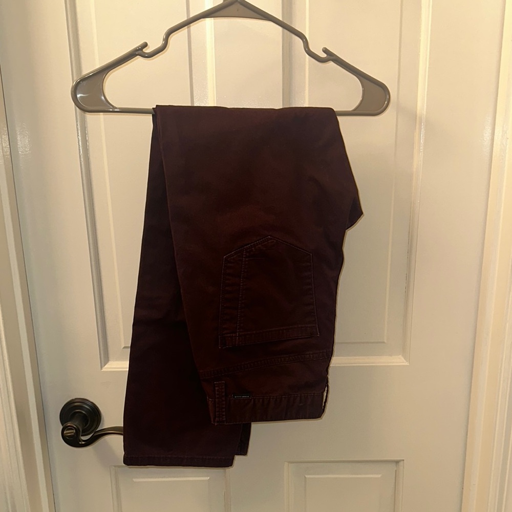 Perry Ellis Burgundy Chinos